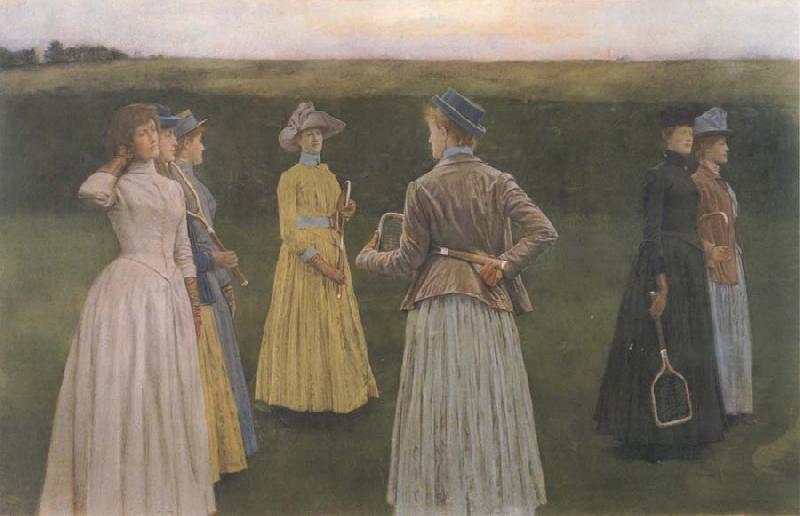 Fernand Khnopff memories Lawn Tennis